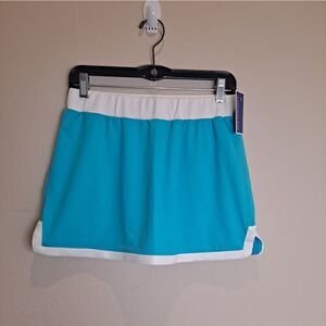 NWT Addison Bay Rally Skort/Marine Blue/White. Size XS